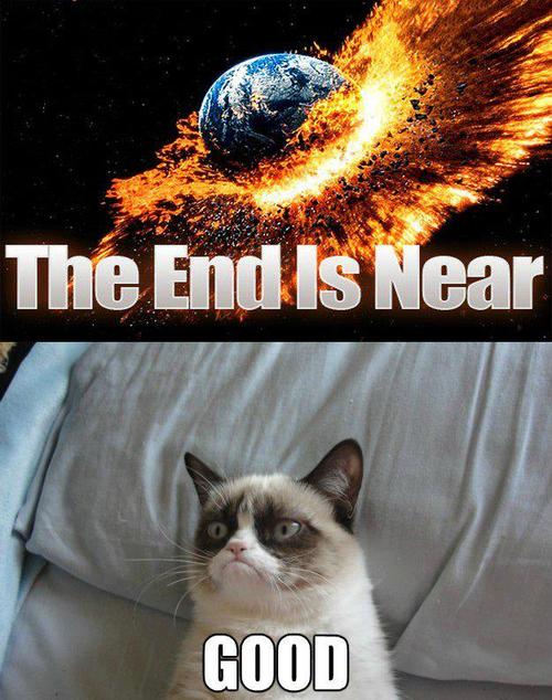 Apocalyptic Grumpy Cat Meme