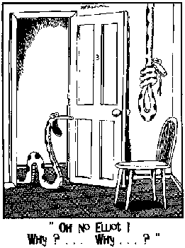 Despair in an empty room