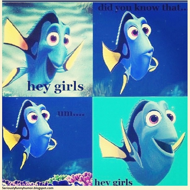 When you forget your pickup line.