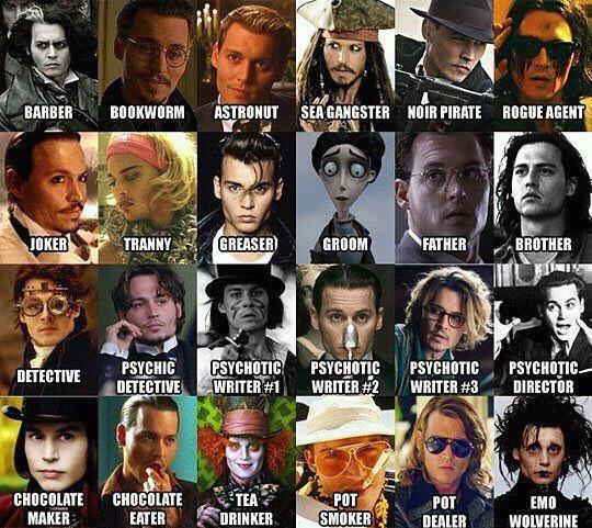 The Many Faces of Johnny Depp