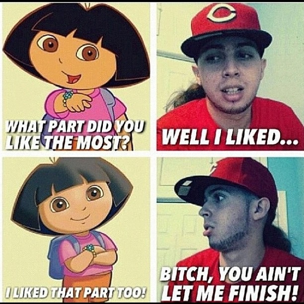 Interrupted by Dora the Explora!