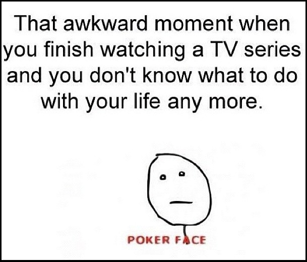 Post-binge existential crisis