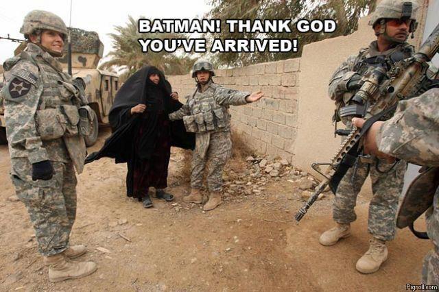 Batman's newest desert uniform unveiled!
